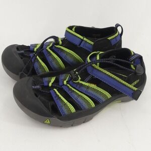 Keen Newport H2 Sandals Big Kids Youth Size 4 Blue‎ Waterproof Sport Shoes Boys
